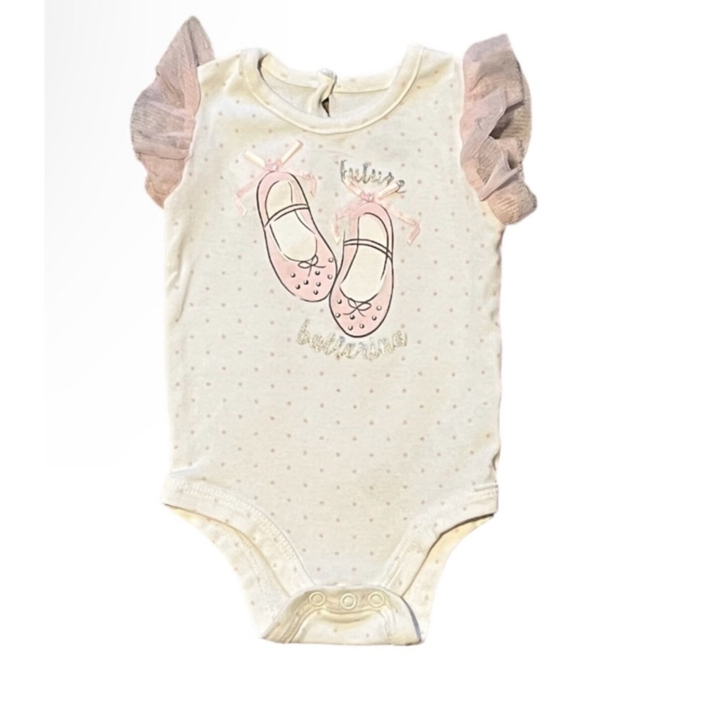 Girls 3M Sleeveless-Shirt Onesies